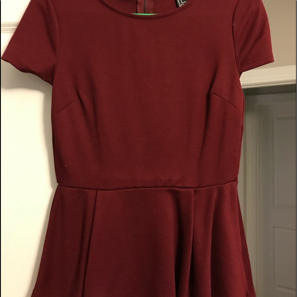 Perplum Maroon/Red Forever 21 Top